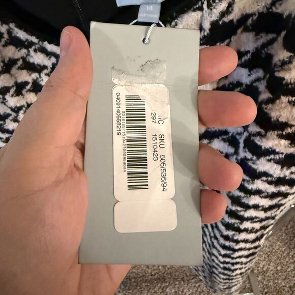 Antonio Melani Women's Size 14 Black Houndstooth Wool Macy Tweed Mini Dress - Picture 5 of 9